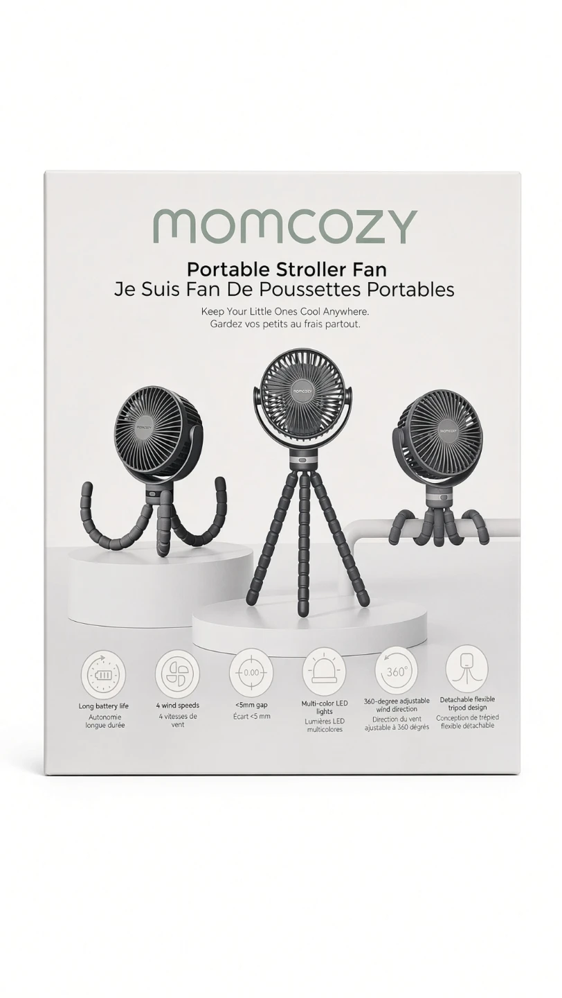 Momcozy Portable Stroller Fan (New)