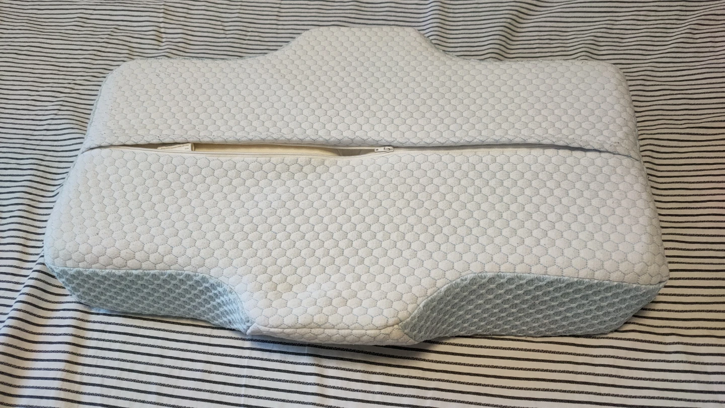 Ergonomic Memory Foam Cervical Pillow with zipper washable cover - photo 3