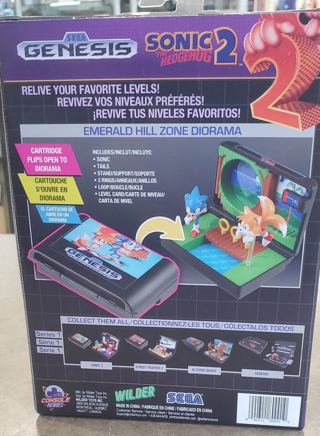 Sega Genesis Sonic the Hedgehog 2 Emerald Hill Diorama - photo 2