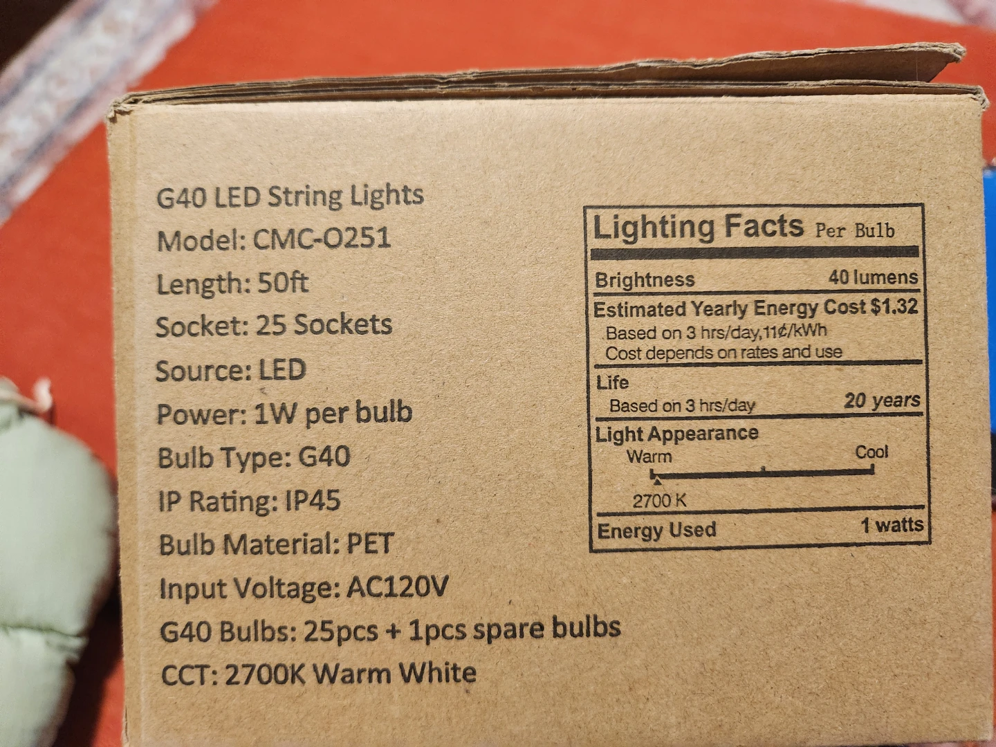String lights 50 ft - photo 4