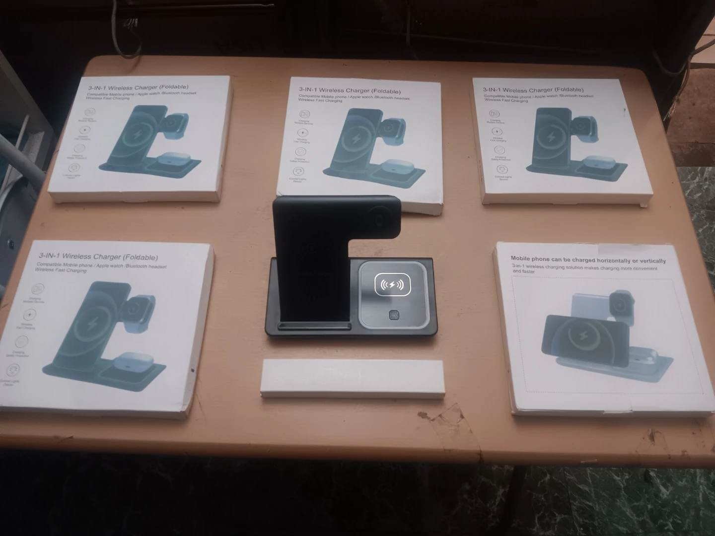 3-in-1 Foldable Wireless Fast Charger (EACH)
