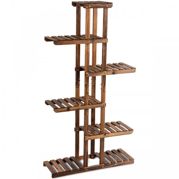 6 Tier Wooden Plant Stand - photo 3