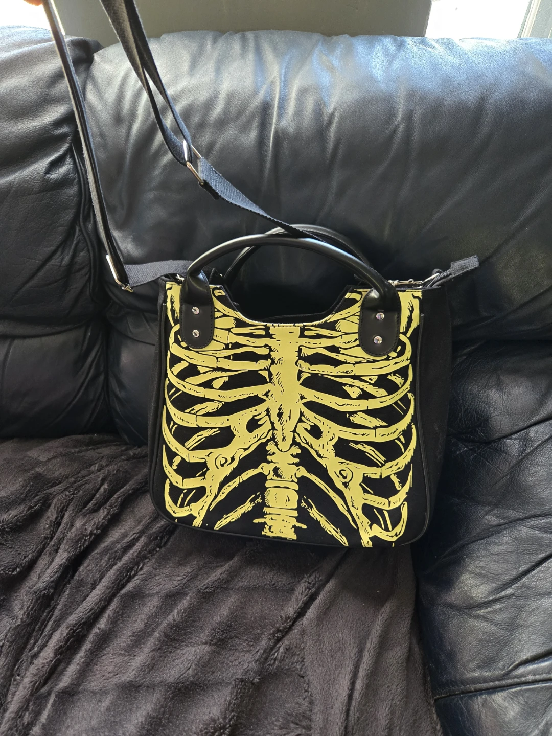 Glow In The Dark Skeleton Handbag