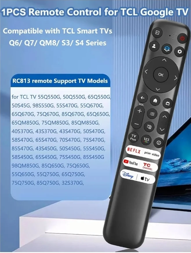 DragonSon Replacement Remote for TCL Google TV - photo 2