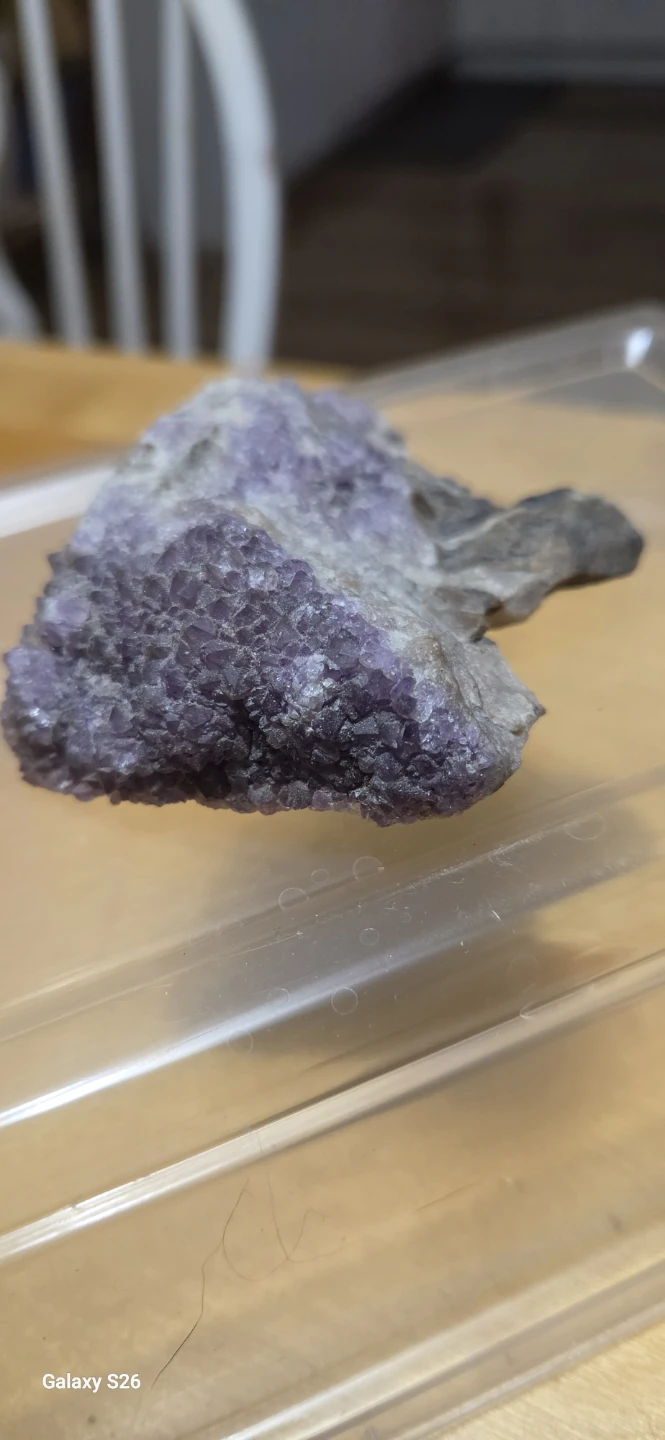 Natural Amethyst Crystal Cluster - photo 4