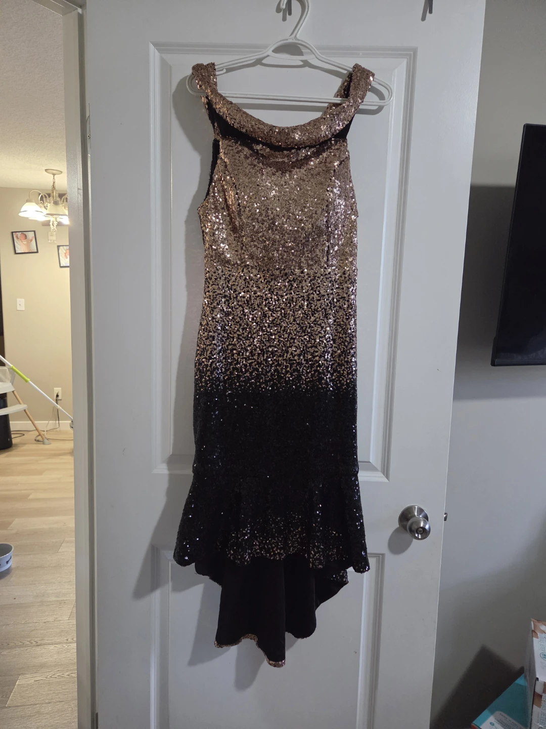 Goldengirl Fashion Sequined Ombre Dress - photo 2