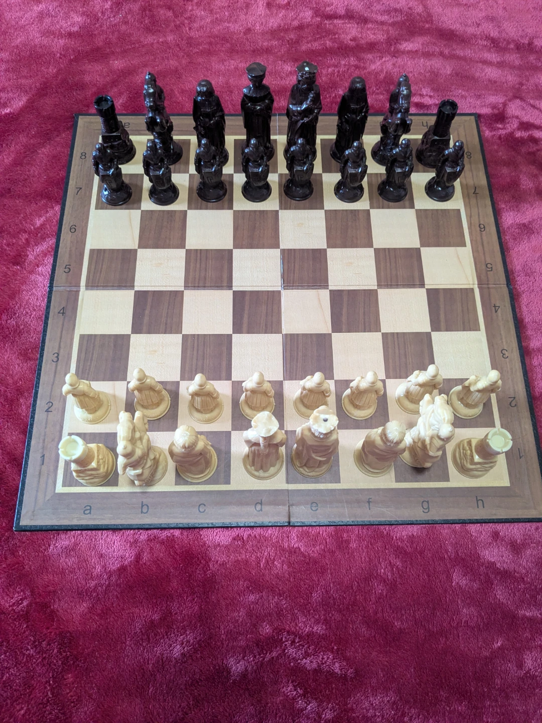 Themed Chess Set figurines with Board