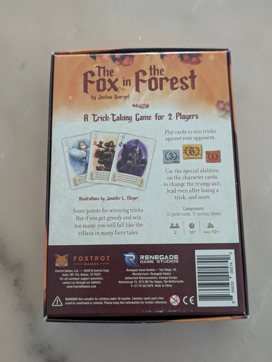 The Fox in the Forest Card Game - photo 3