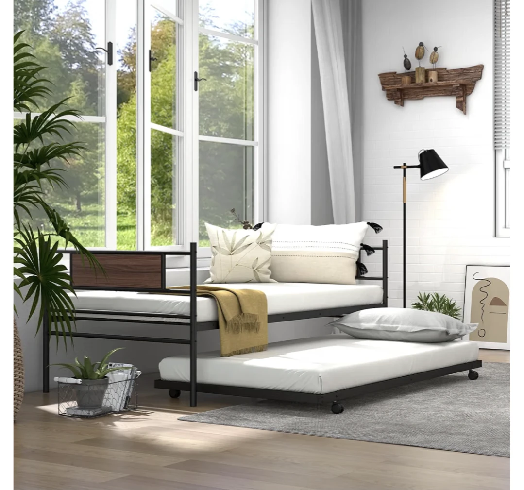 Metal Daybed with Trundle - photo 3