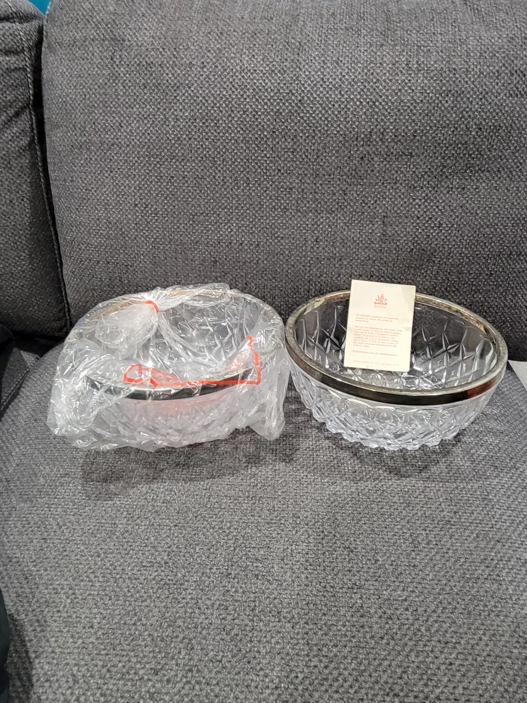 Brama Silver Trimmed Bowls ($10 each)