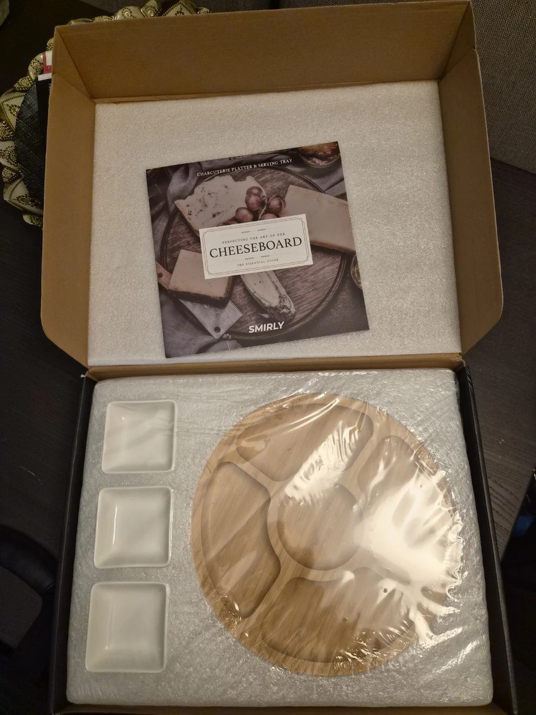 Smirly Premium Bamboo Cheeseboard Set - photo 3