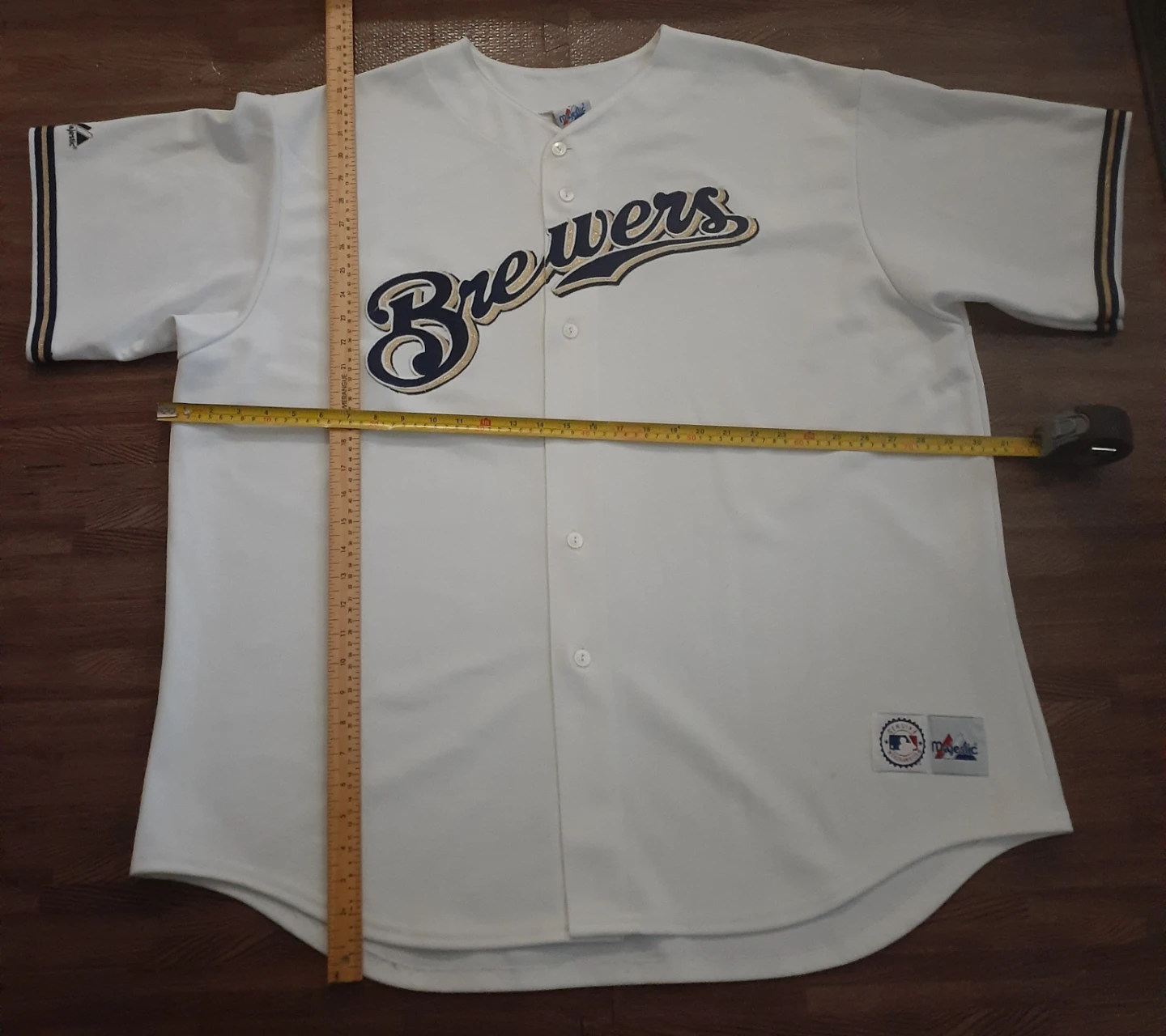 Majestic Milwaukee Brewers Jersey 3X VINTAGE Y2K