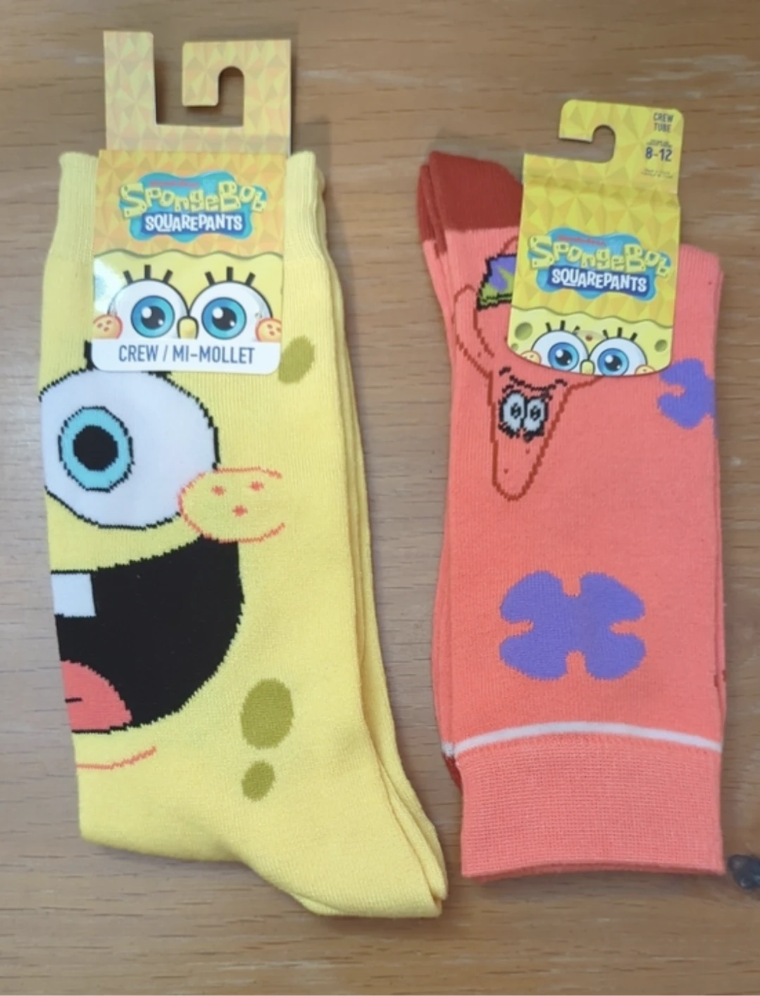 SpongeBob SquarePants Crew Socks - 2 Pairs