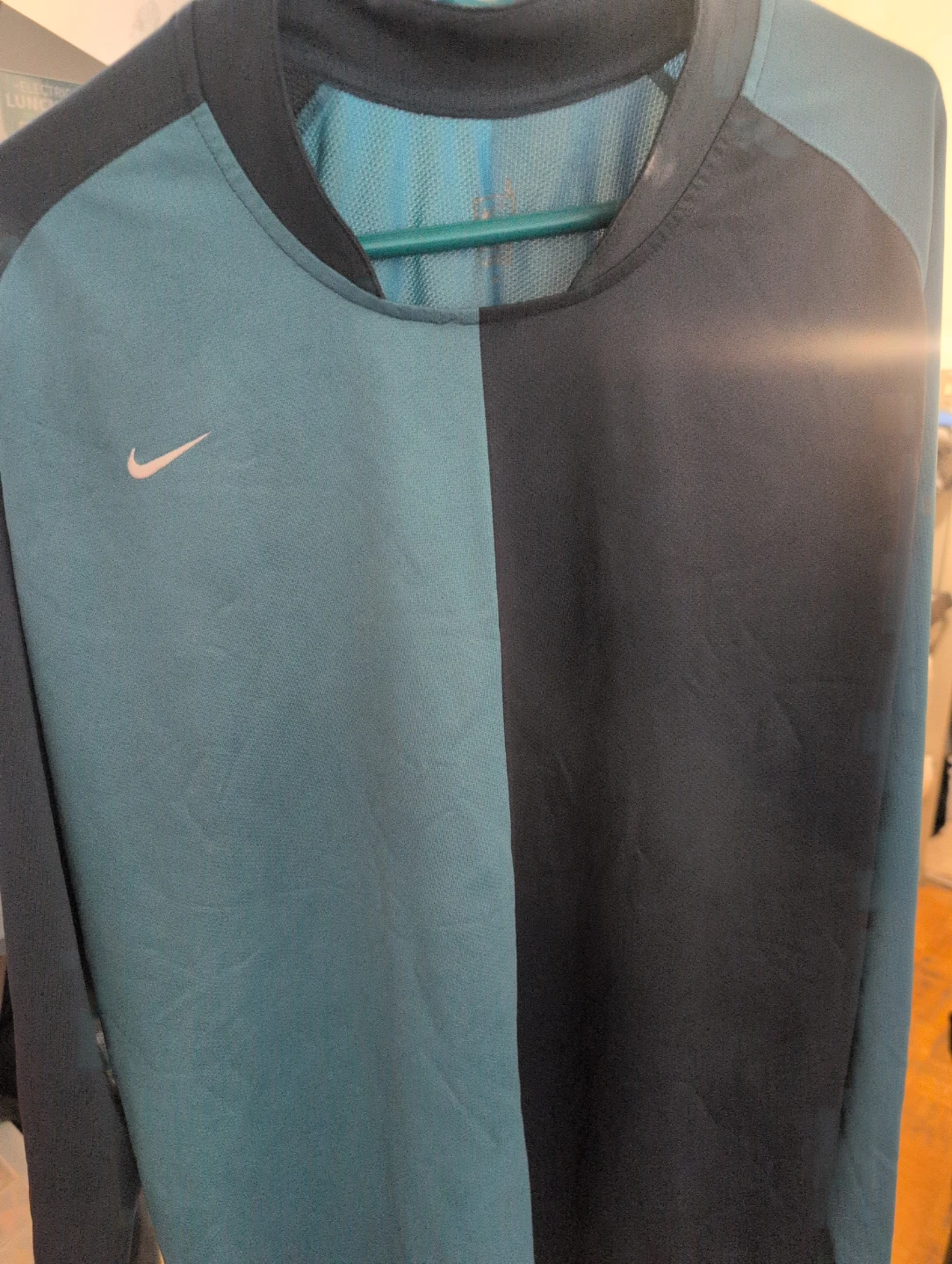Nike Two-Tone Long Sleeve Athletic Top