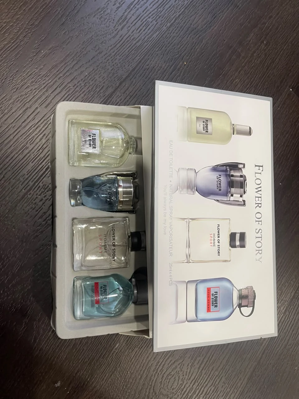 Flower of Story Men's Fragrance Set 4 x 25ml