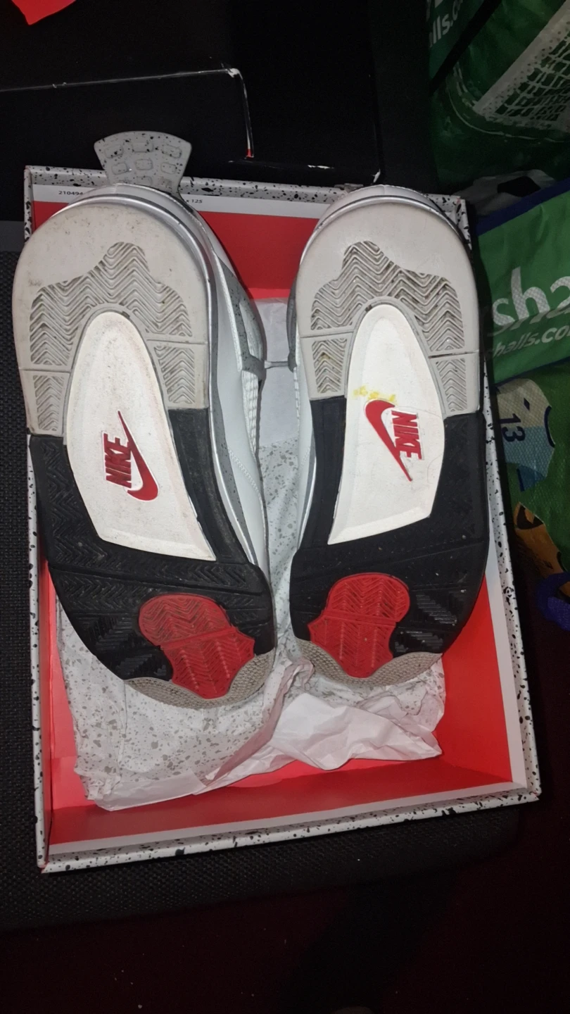 Nike Air Jordan 4 White Cement - photo 4
