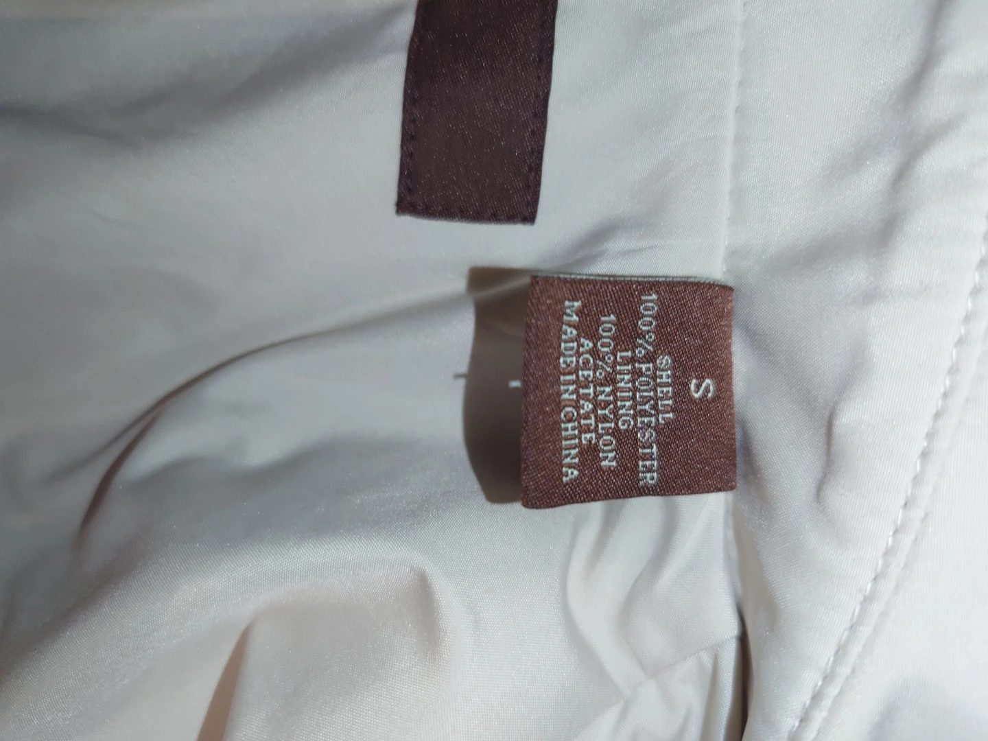 Perry Ellis Cream Jacket - Size Small - photo 4