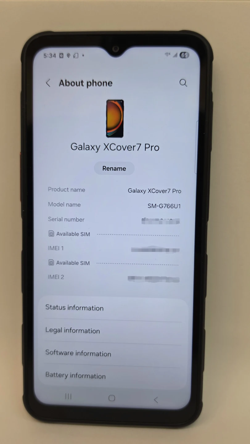 Samsung Galaxy XCover7 Pro - photo 5