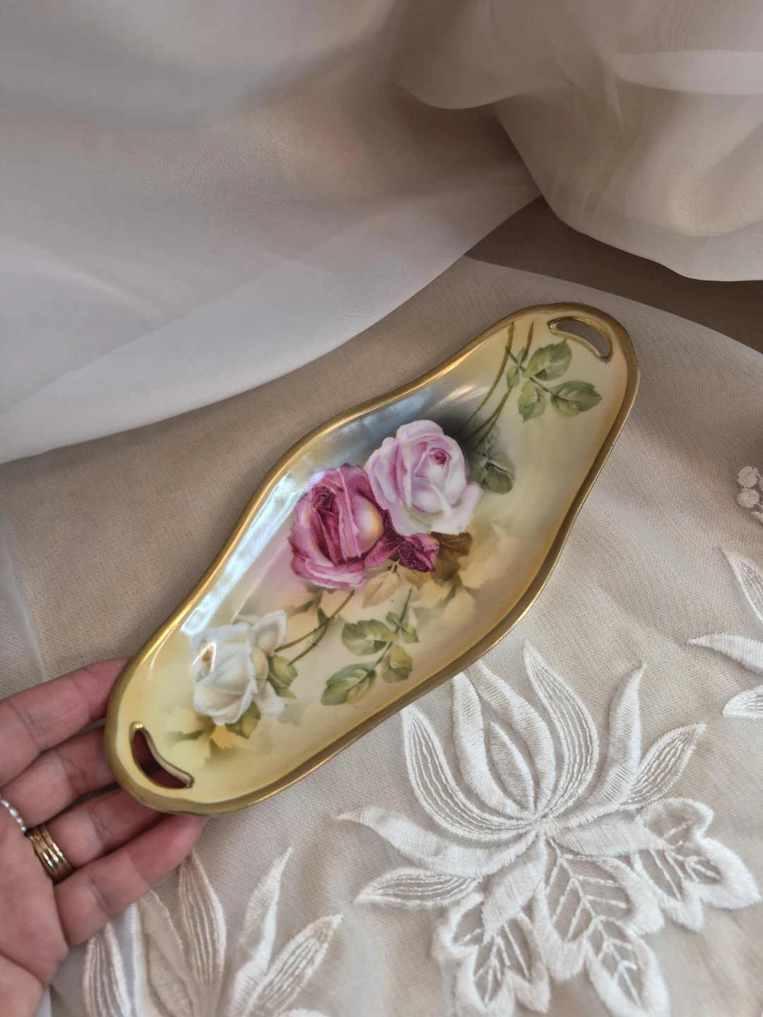 Vintage R.S. Germany Oblong Serving Dish From 1930 - photo 4