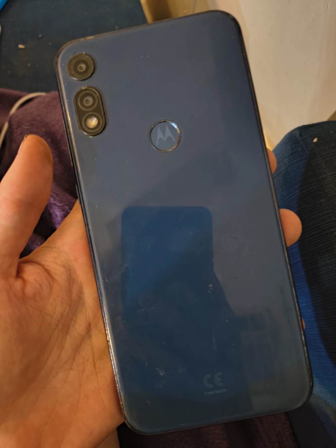 Cracked moto E 2020 for parts or repair