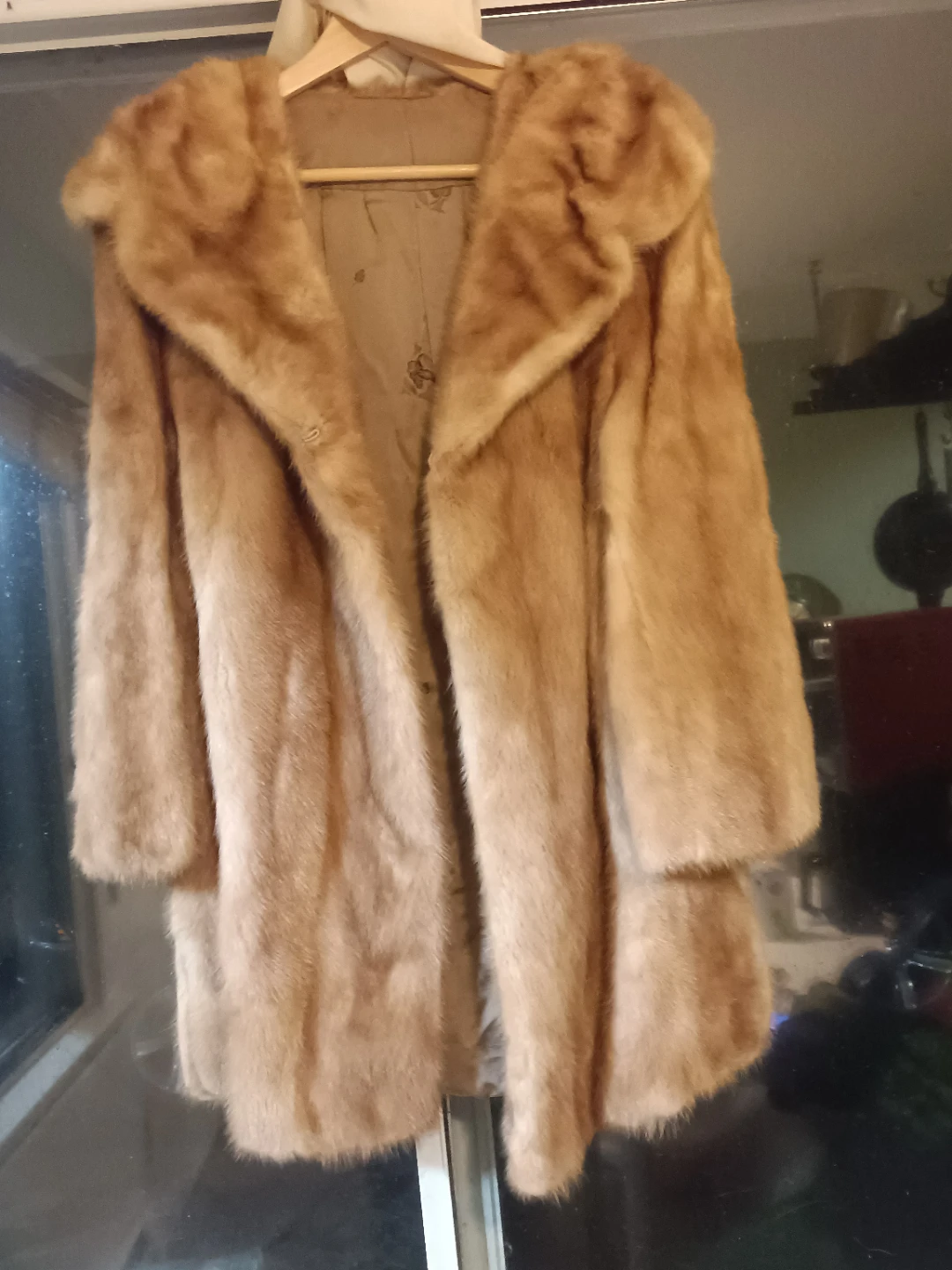 Vintage Light Brown Fur Coat