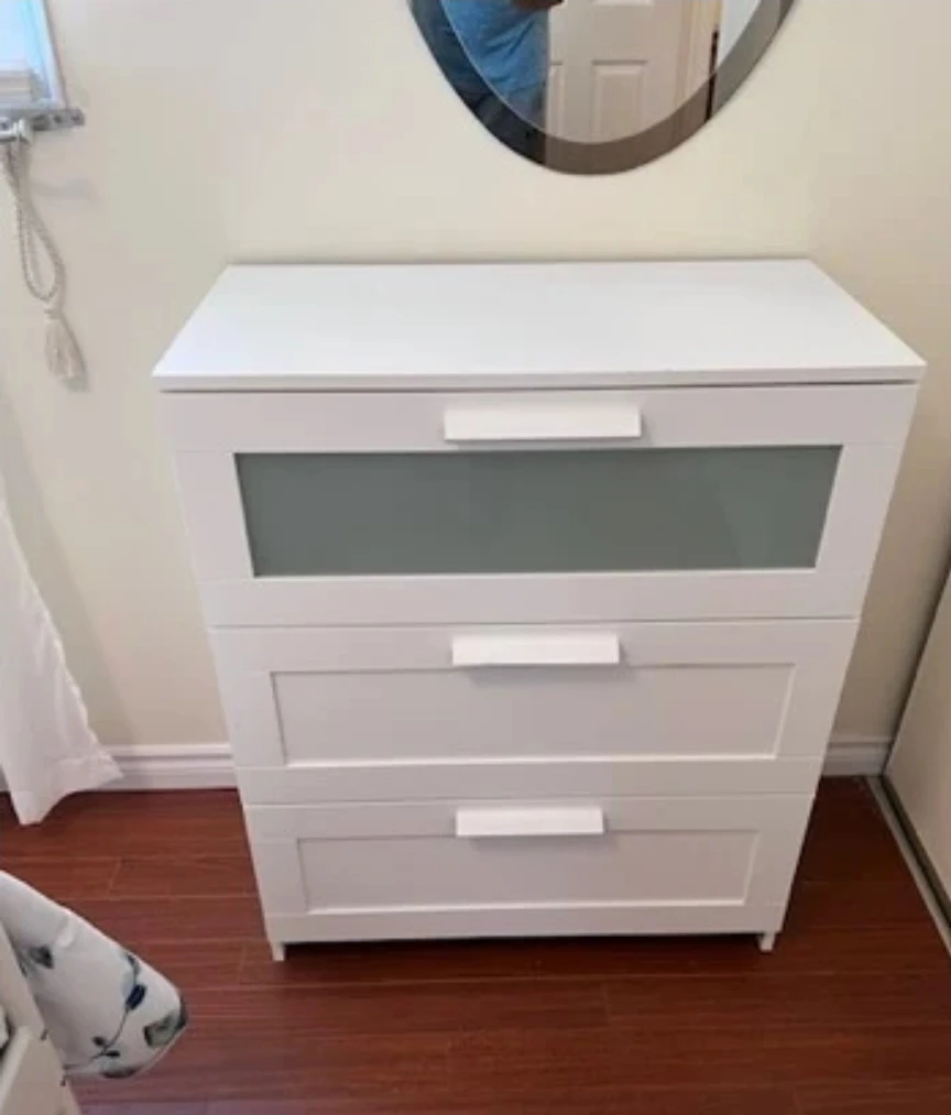 IKEA Brimnes 3-drawer chest white