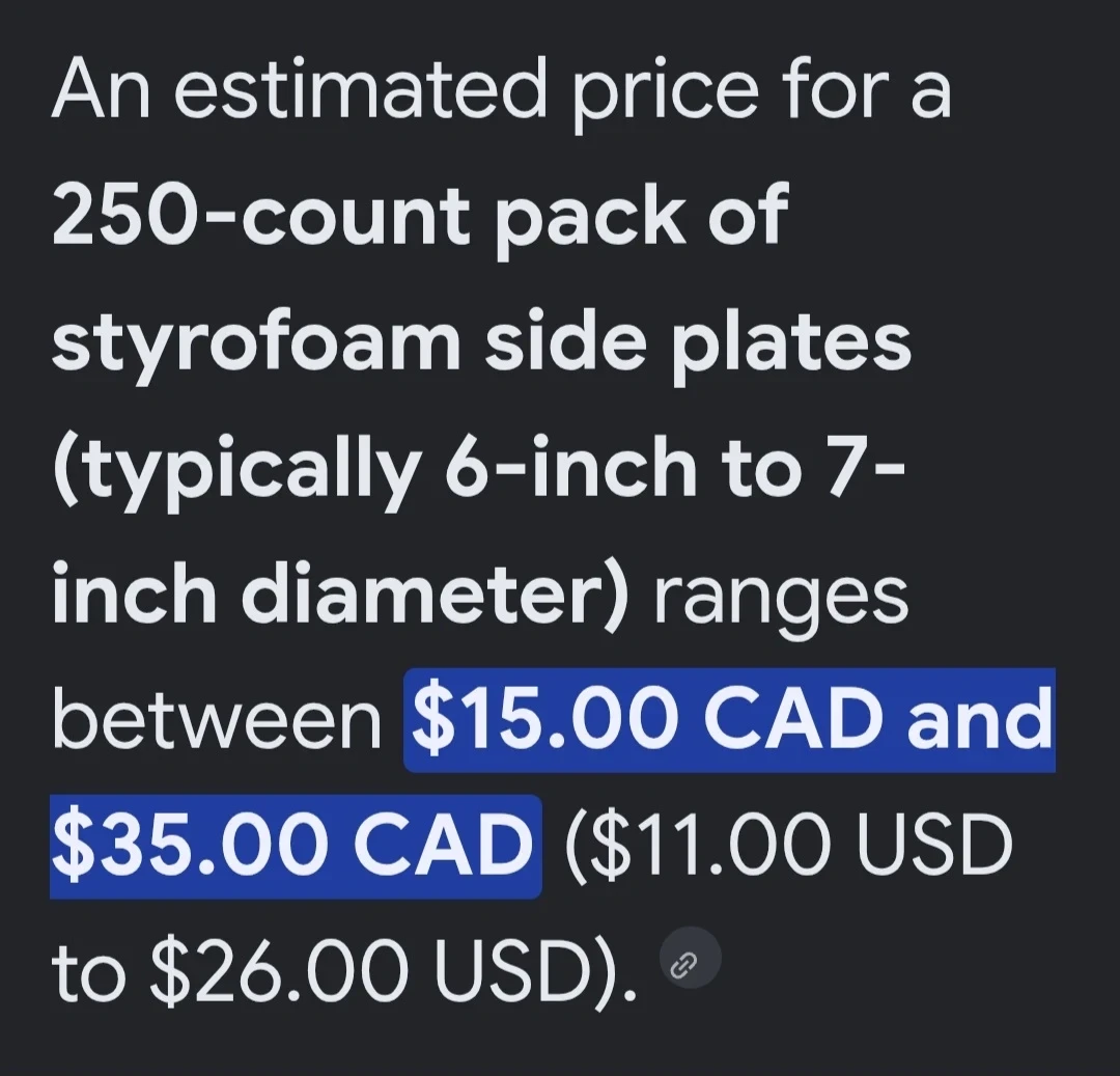 250 Count Styrofoam Plates & plastic Tablecloth ✨️ - photo 3