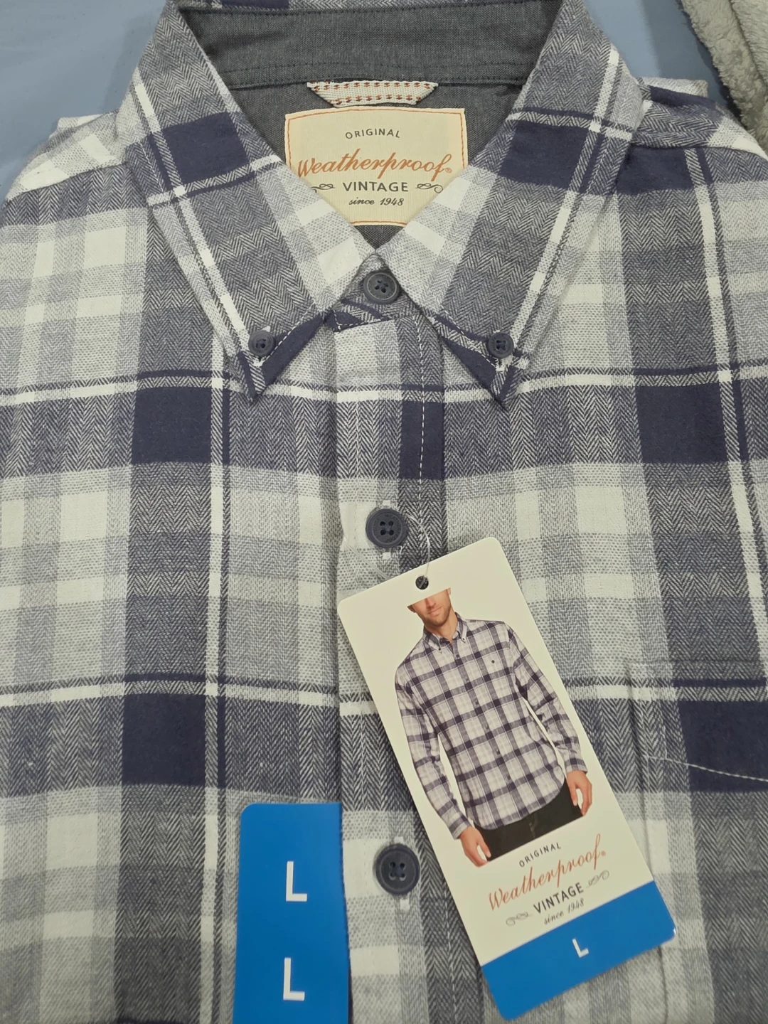 Weatherproof Vintage Plaid Button-Down Shirt