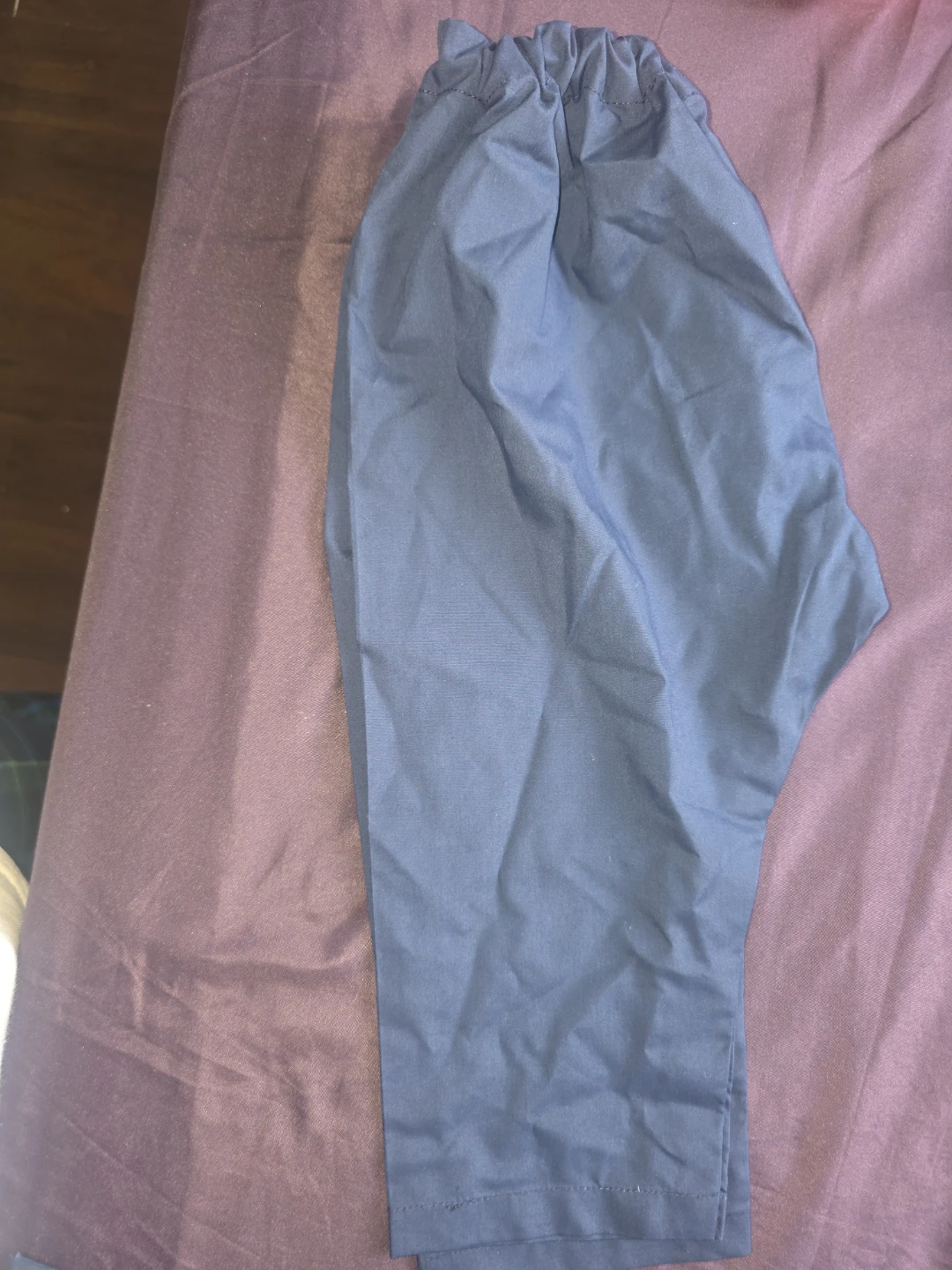 Boys Navy Blue Kurta Pajama Set - photo 4