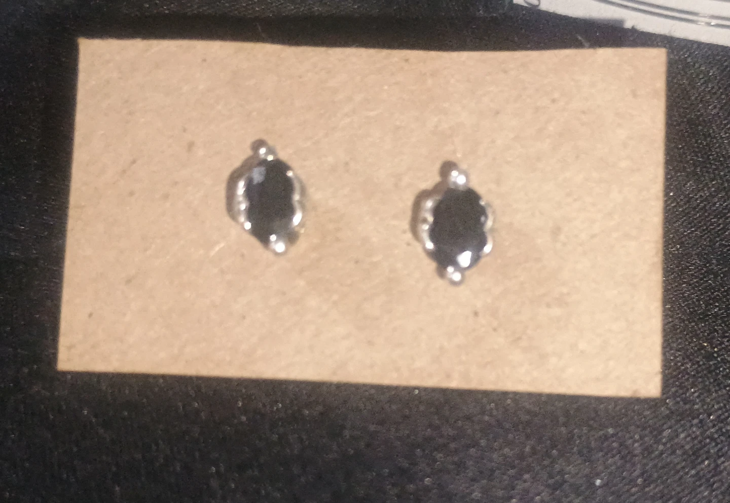 Vintage Sapphire CZ Earings