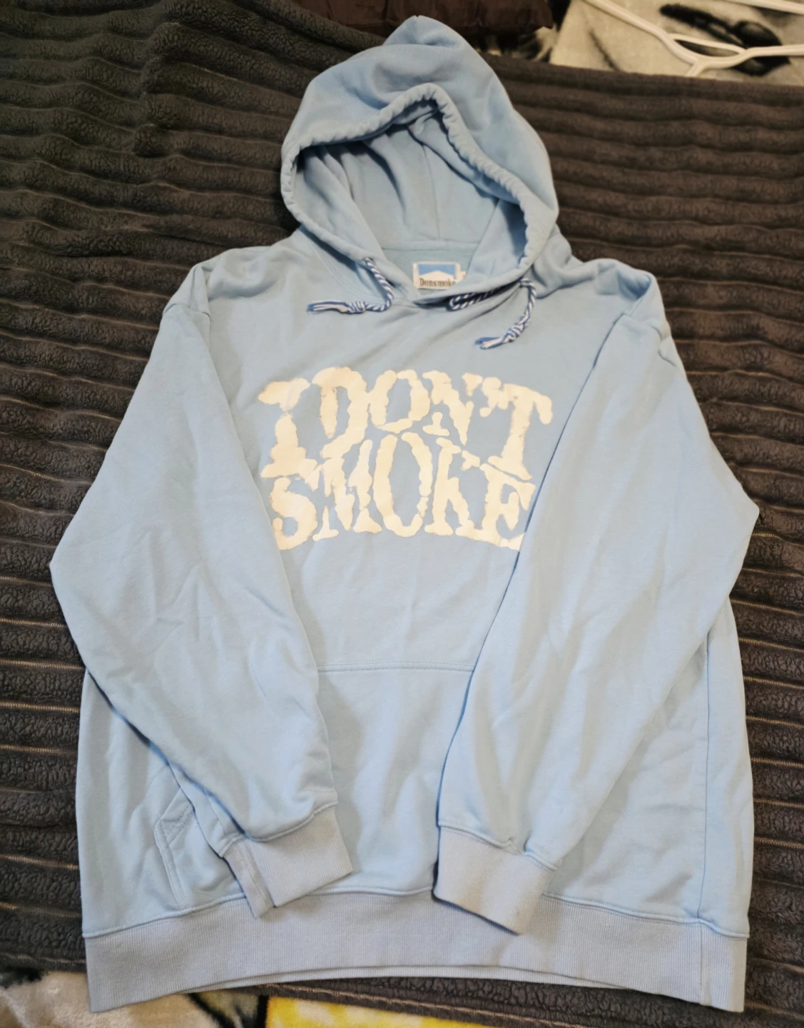 Donsmoke I Don't Smoke Light Blue Hoodie - photo 2
