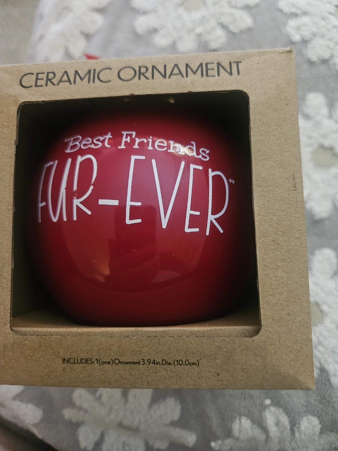 Best Friends FUR-EVER Ceramic Ornament
