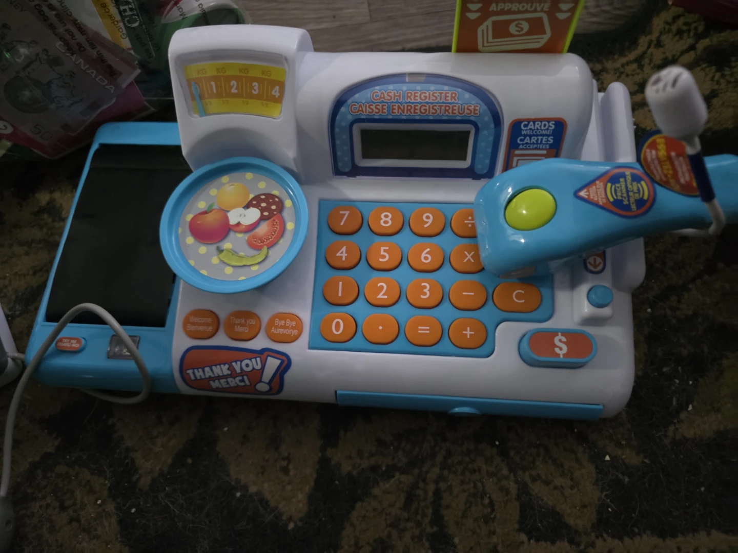 Kids Play Cash Register and Grocery Set - photo 2