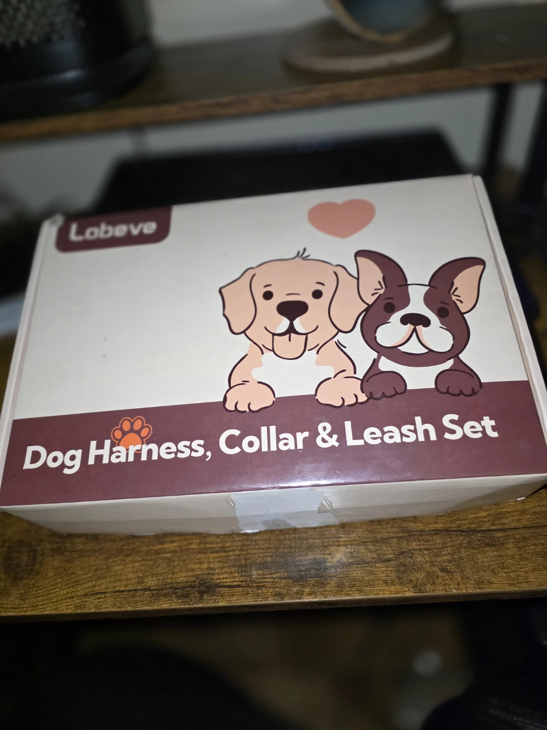 Lobeve Pink Dog Harness, Collar and Leash Set