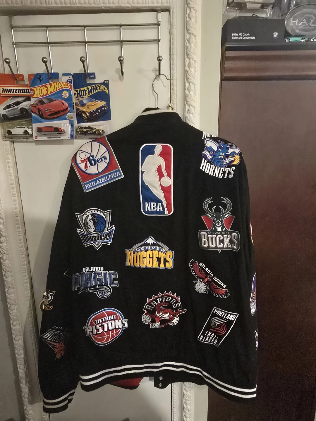 NBA All-Over Team Patch Varsity Jacket