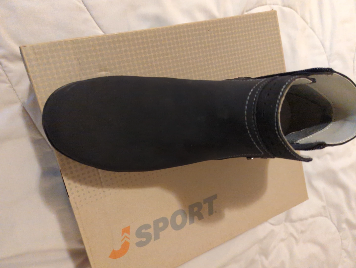 JSport Jenna Black Ankle Boots Size 10 - photo 2