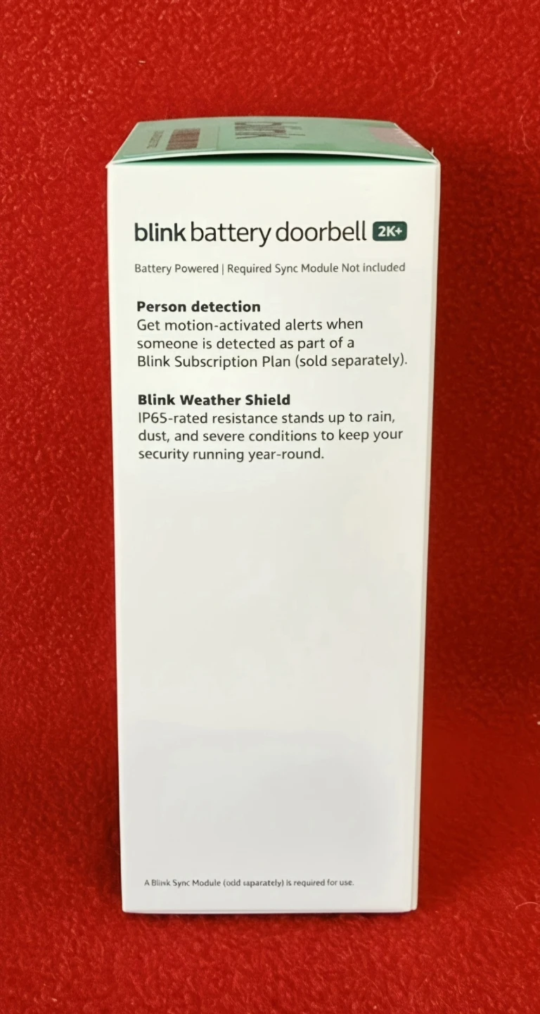 Blink Battery Doorbell 2K+ ~ NEW! - photo 2