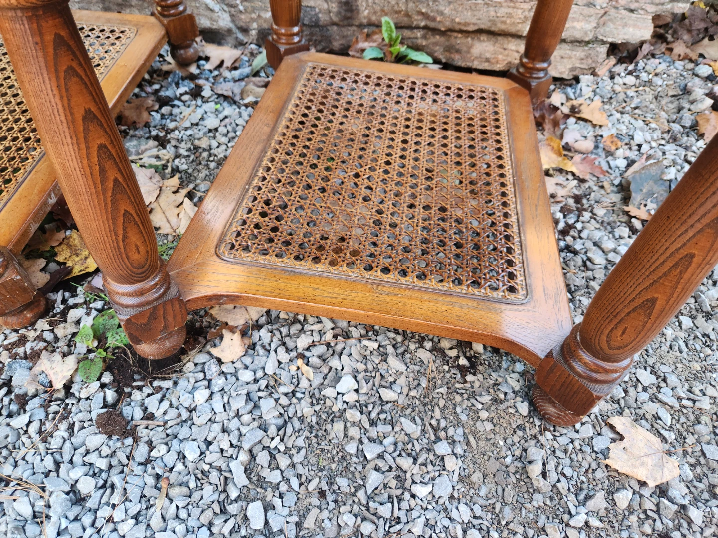 Set of two Sklar Peppler wooden end tables - photo 3