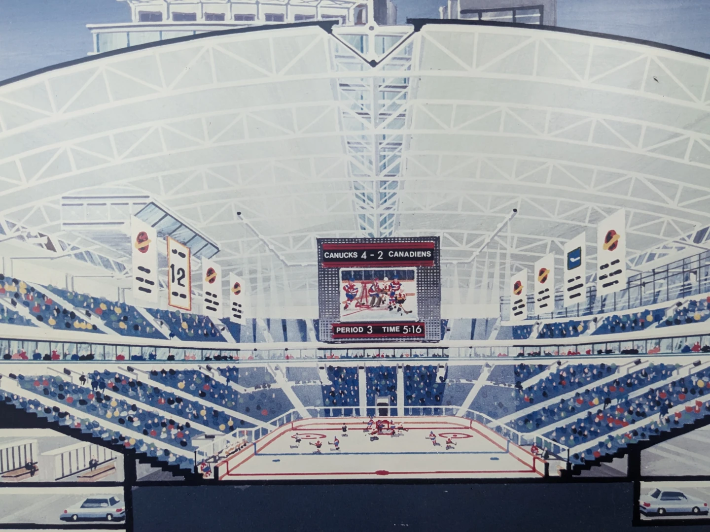 Vancouver Stadium Illustration Print - photo 4
