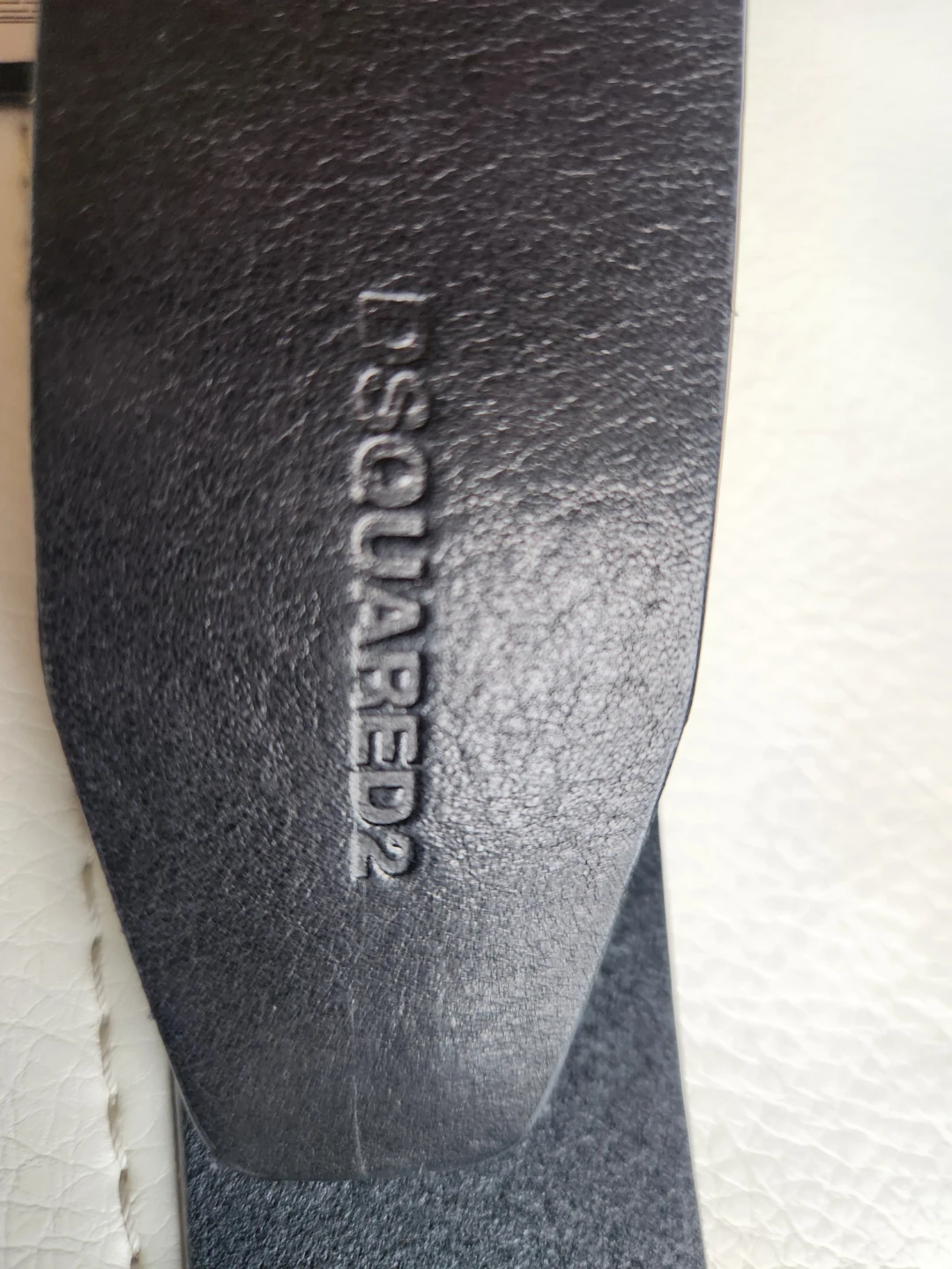 Dsquared2 Black Leather Belt - photo 3