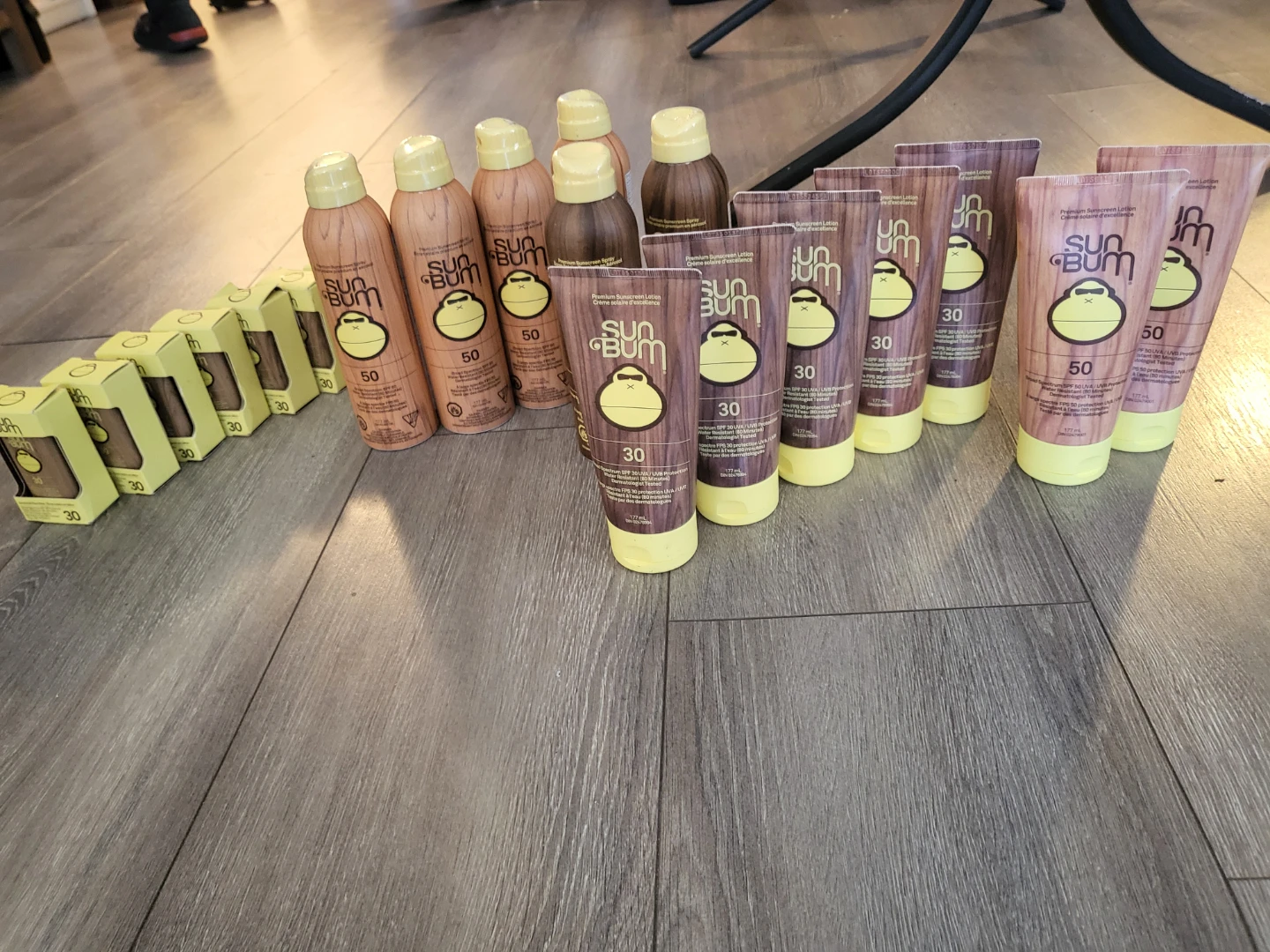 Sun Bum Sunscreen Assortment - Lot of 22