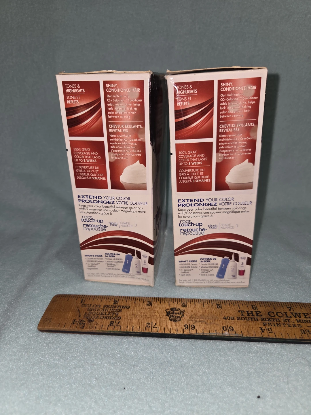 2 Clairol Nice'n Easy Hair Color Kits - 2BG Natural Burgundy - photo 3