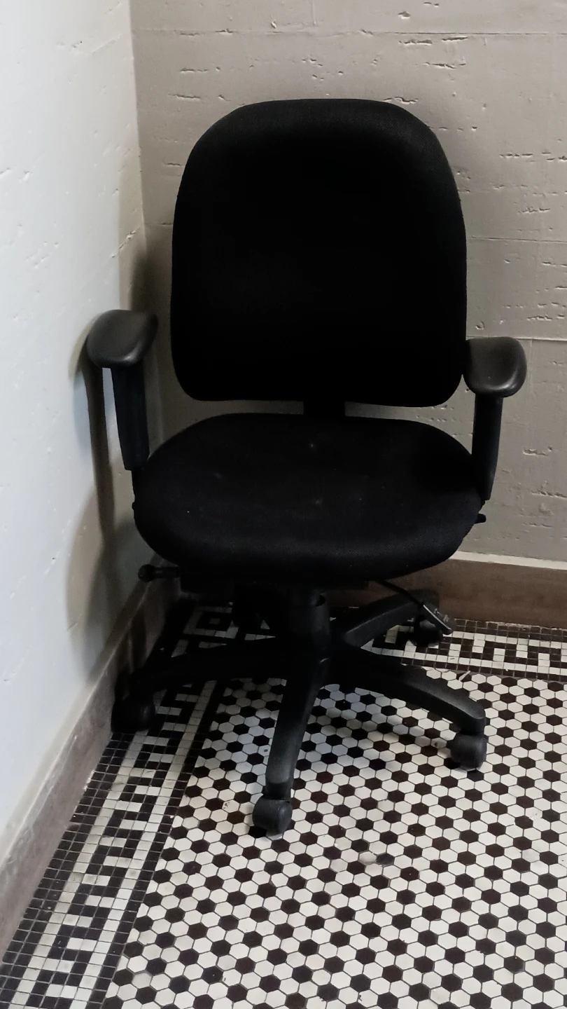Old But Very Comfy Black Ergonomic Office Chair