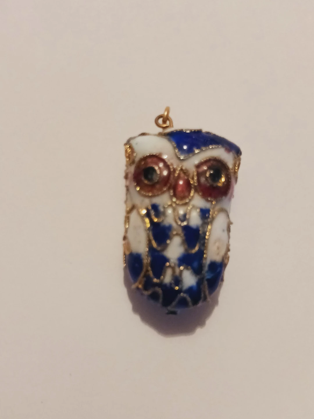 Cute Vintage Owl Cloisonne Pendant - photo 4
