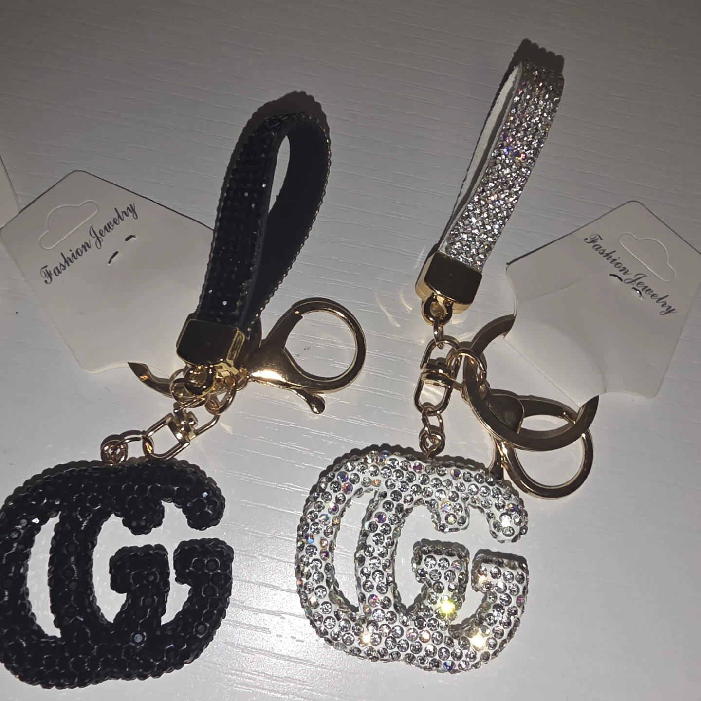 Rhinestone Logo Keychains - photo 3