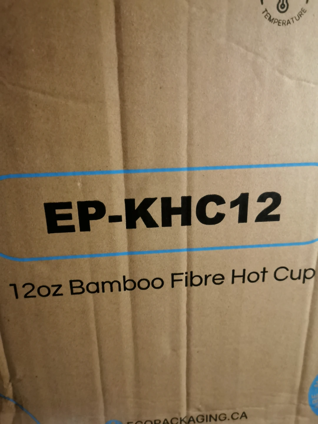 400 pcs EP-KHC12 Bamboo Fibre Hot Cups 12oz