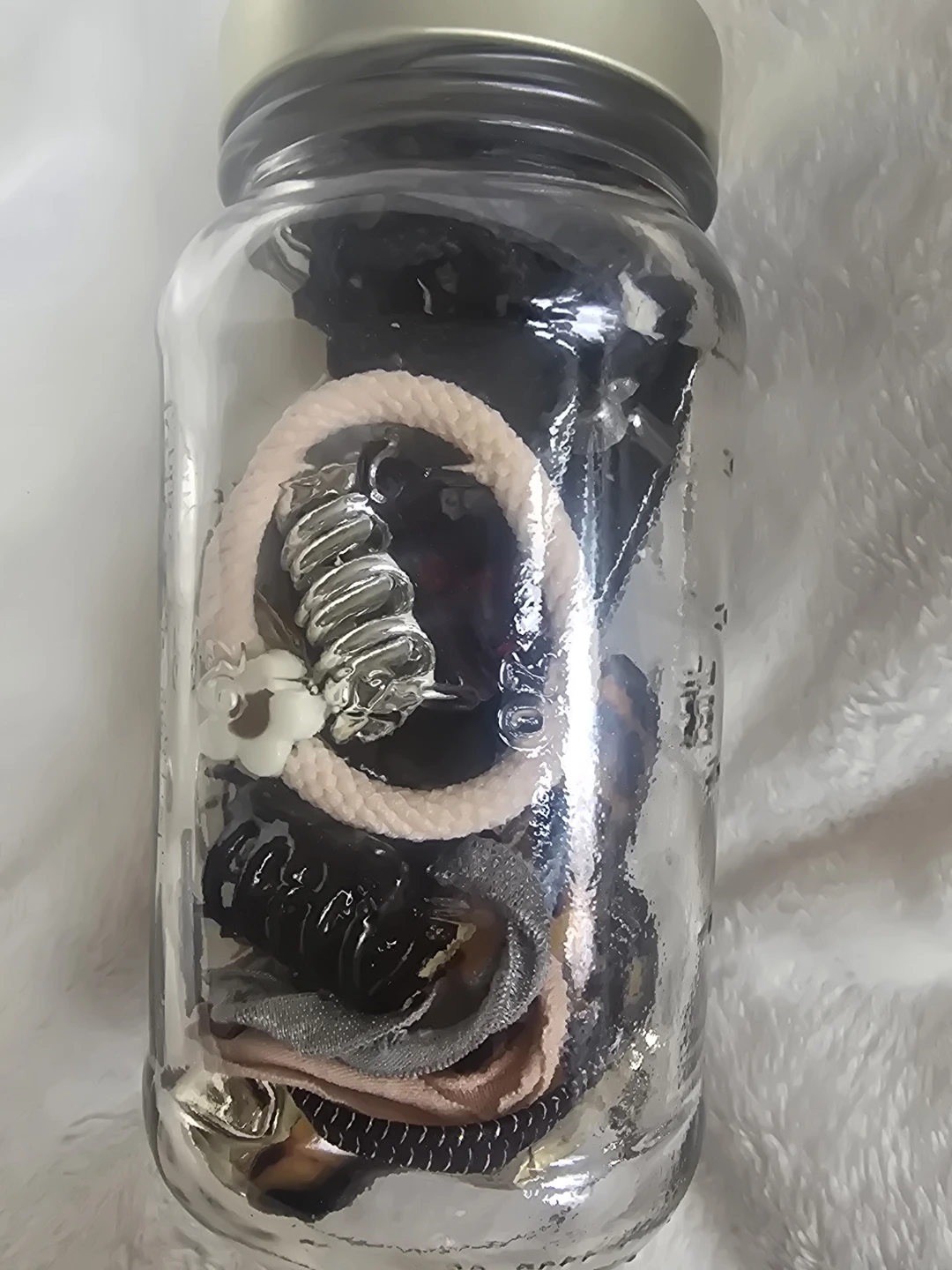 Jewelry Jar and Hair Accessories in Mason Jar - photo 5