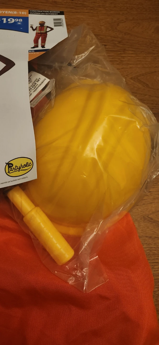 Construction Worker Costume Medium 8-10 - photo 3