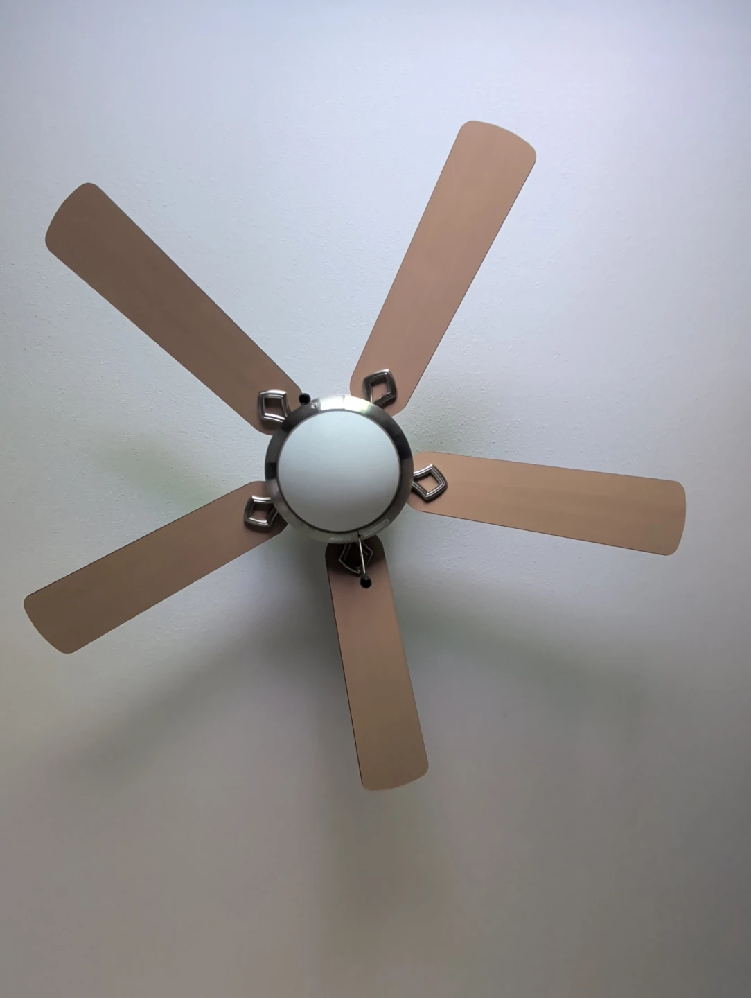 52-Inch Brushed Nickel Ceiling Fan with light kit - photo 4