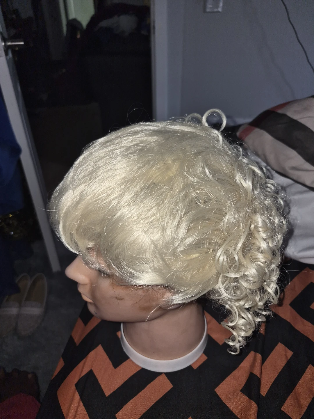 Human hair wig pixie